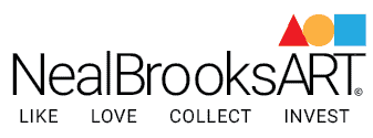 Neal Brooks ART Logo with Red Triangle, Yellow Circle and Blue Square